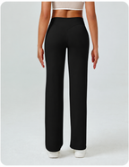 Pantalon Yoga Taille Haute Coupe Droite
