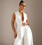 Combinaison Sans Manches Taille Haute