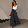 Pantalon Palazzo Imprimé à Nouer