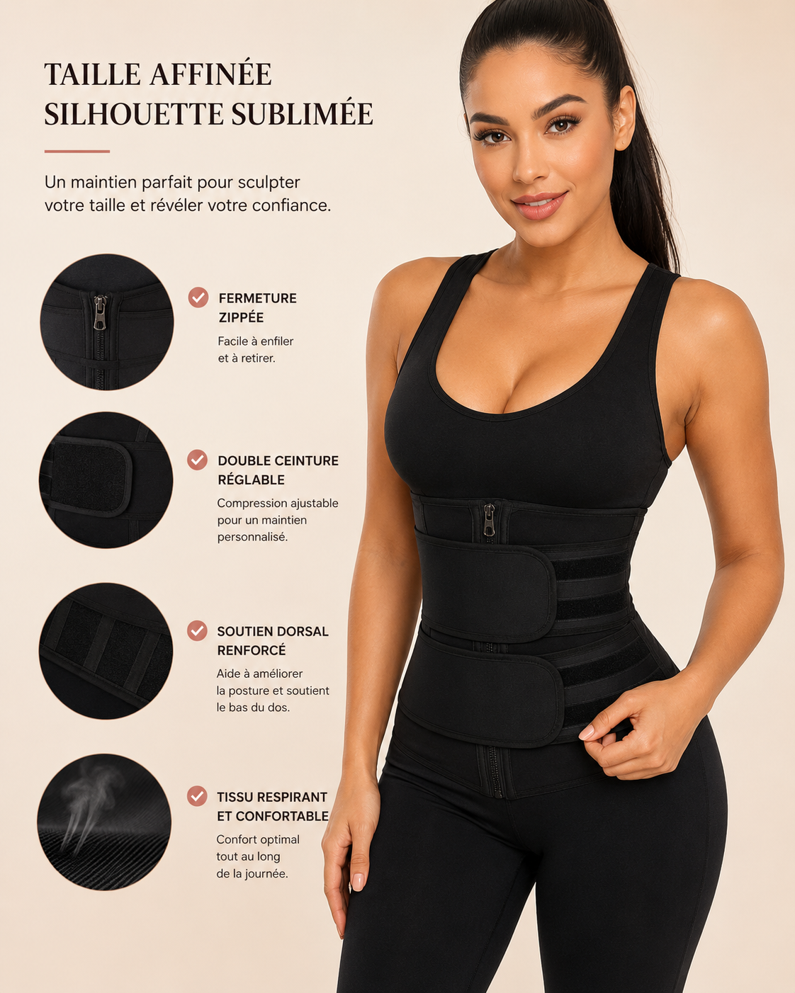 Ceinture de Sudation | Maintien Sportif