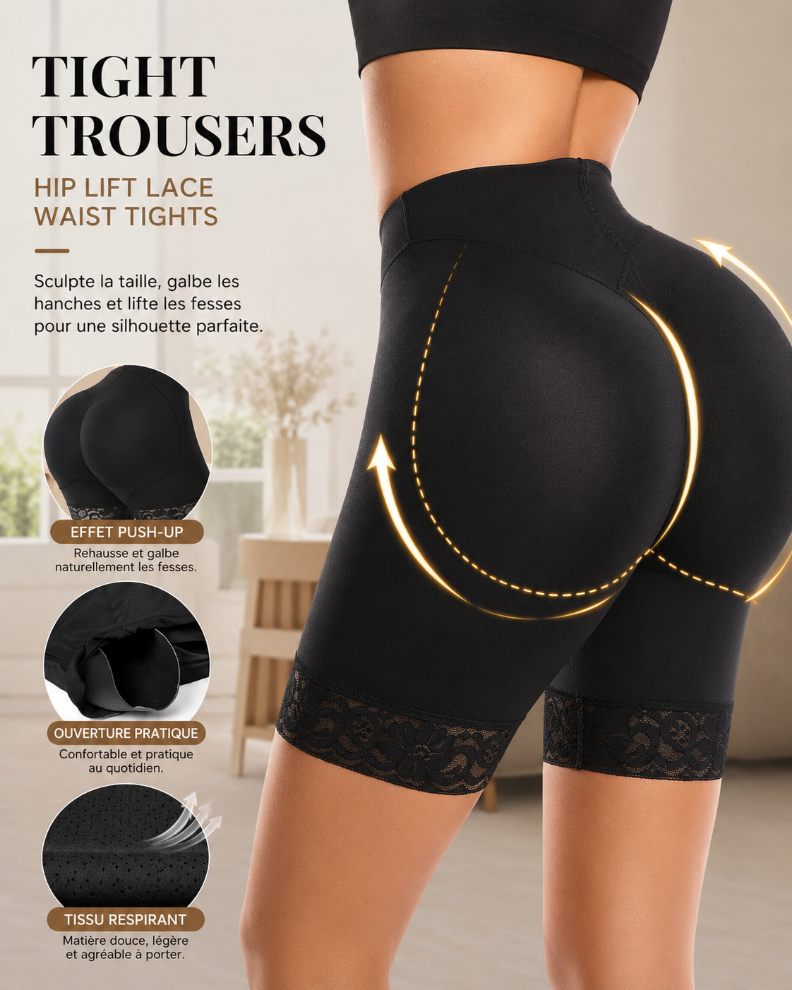 Short Sculptant Rehausseur de Fesses | Courbes Naturelles