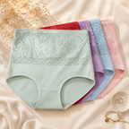 Slip Taille Haute en Coton | Lot de 5