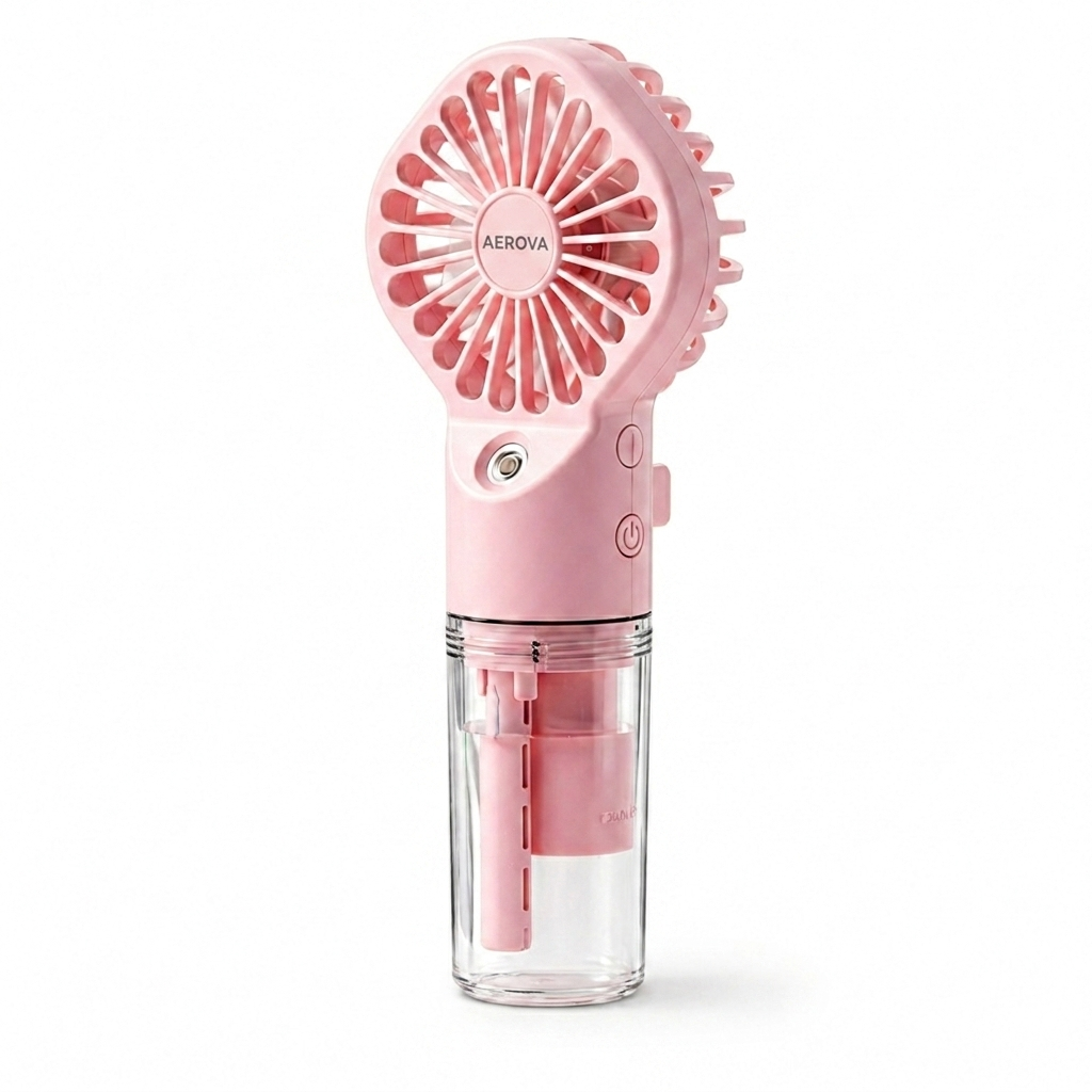 Ventilateur Brumisateur Aerova Rose