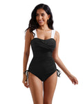 Maillot de bain une pièce sexy d'été grande taille push-up pour femme, combinaison de bain une pièce grande taille, tenue de plage pour femme