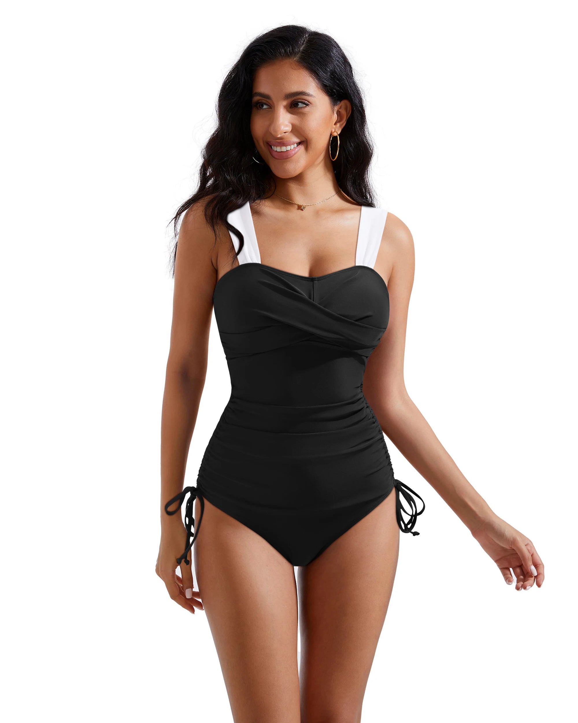 Maillot de bain une pièce sexy d'été grande taille push-up pour femme, combinaison de bain une pièce grande taille, tenue de plage pour femme