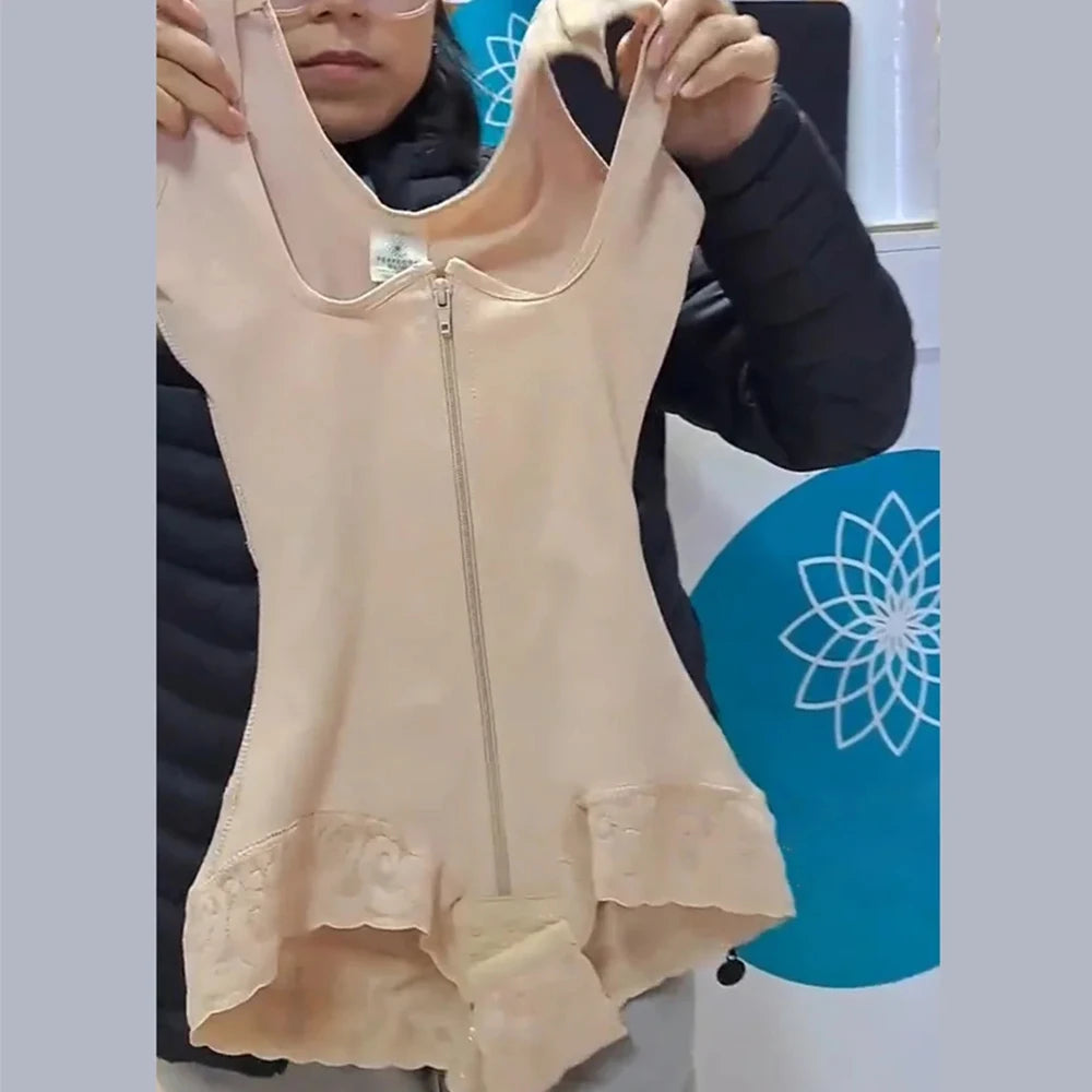 Ceintures Faja à Double contrôle pour femmes, élimine la boucle du ventre, connecteur triangulaire à fermeture éclair, ceintures colombiennes