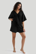 Ensemble 2 Pièces Blouse Col V & Short
