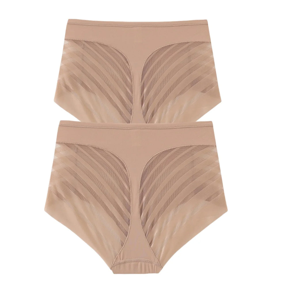 Culotte Gainante Taille Mi-Haute | Ensemble de 2
