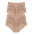 Culotte Gainante Taille Mi-Haute | Ensemble de 2