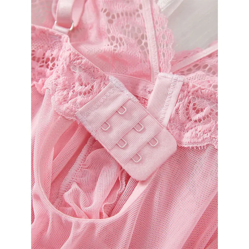 Ensemble de Nuisette Dentelle Florale