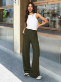 Pantalon Large Décontracté avec Poches
