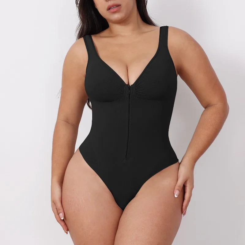 Nouveau Corset sans couture façonnant les sous-vêtements fermeture éclair dos nu hanche ascenseur façonnage joint 34542