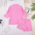 Ensemble 2 Pièces Col à Revers & Short