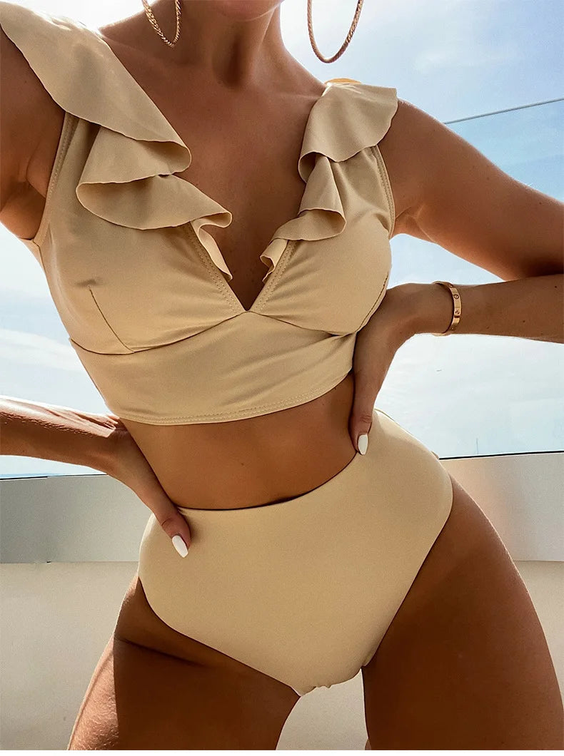 Bikini Élégance™ | Taille Haute Sculptante