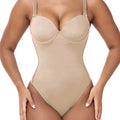 AfruliA Bodysuits Sous-vêtements de fête sculptants intégraux à lacets, décolleté plongeant, string, soutien-gorge sexy, Fajas Colombianas, Girdlle Corset