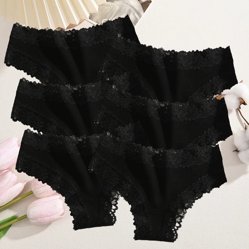 Culotte Brésilienne en Dentelle | Lot de 6