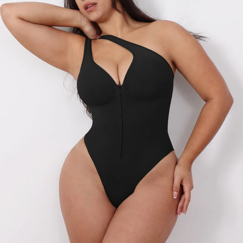 Nouveau Corset sans couture façonnant les sous-vêtements fermeture éclair dos nu hanche ascenseur façonnage joint 34542