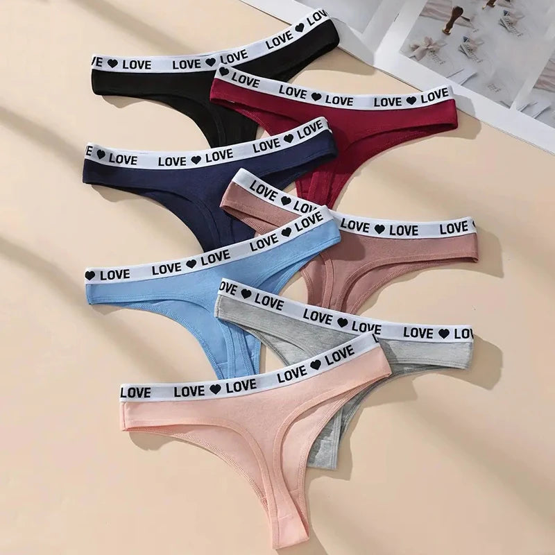 String en Coton Taille Basse | Ensemble de 7