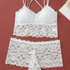 Ensemble de Lingerie Voile de Dentelle