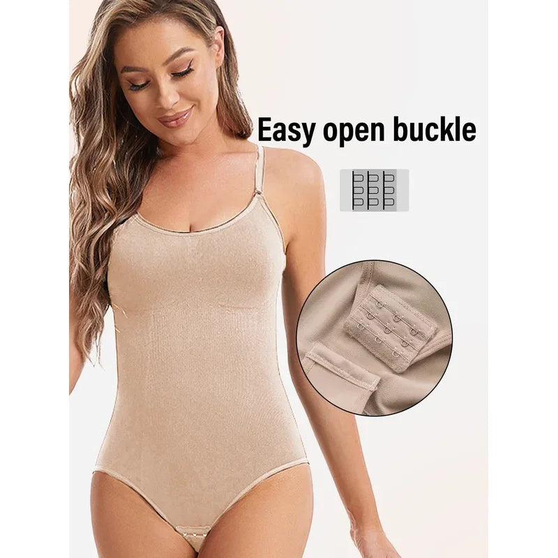 Women's Sexy Shapewear Seamless Slimming Butt Lifter Full Body Shaper Smooth Out Bodysuit Open Crotch High Elastic Body Suits