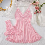 Ensemble de Nuisette Dentelle Florale