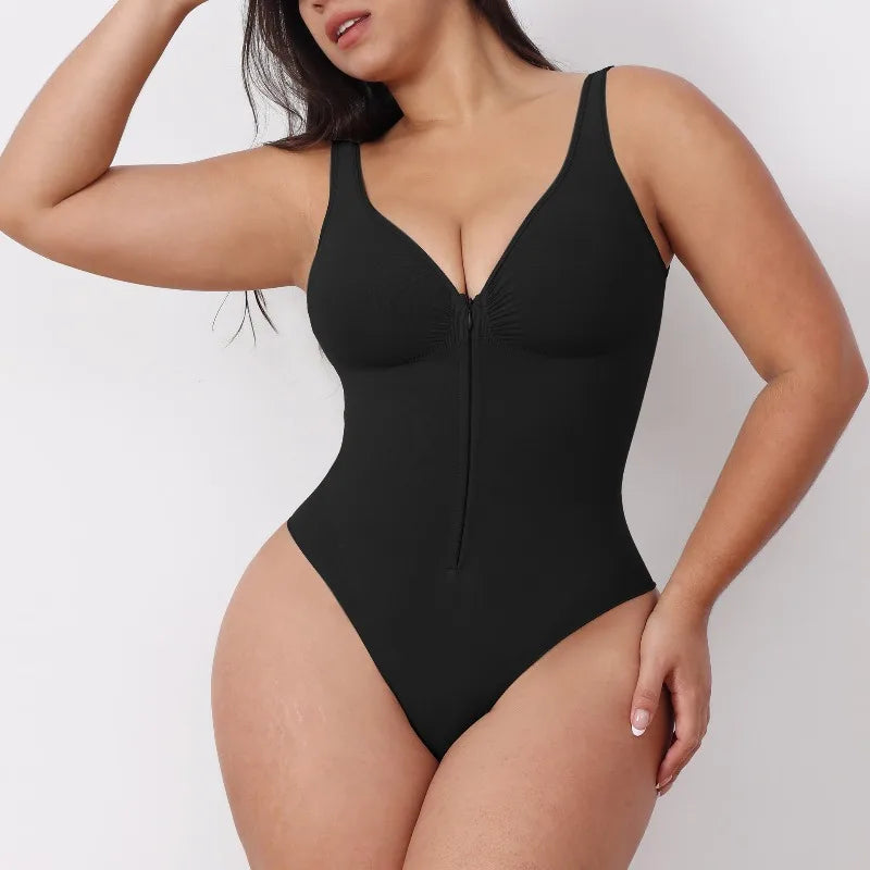 Nouveau Corset sans couture façonnant les sous-vêtements fermeture éclair dos nu hanche ascenseur façonnage joint 34542