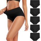 Culotte Taille Haute Grande Taille | Lot de 5