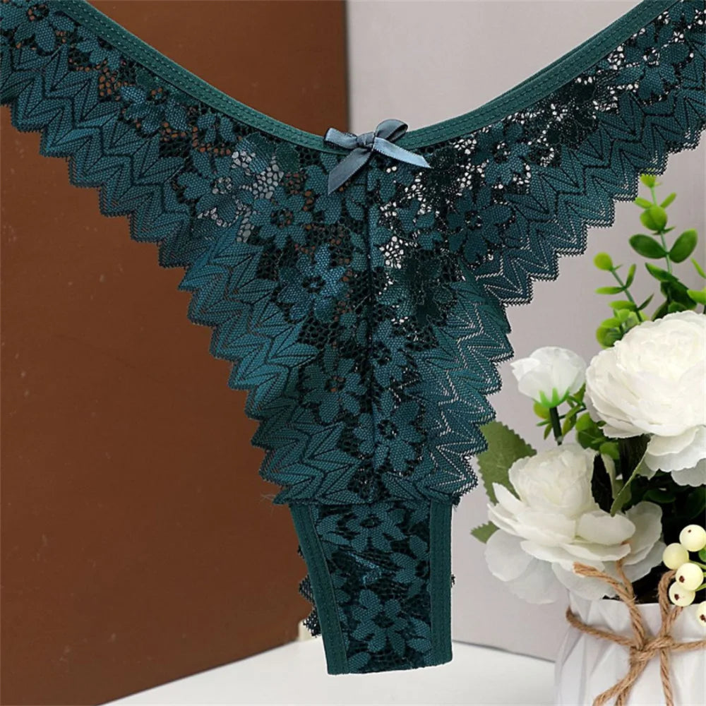 String en Dentelle Transparente | Taille Basse
