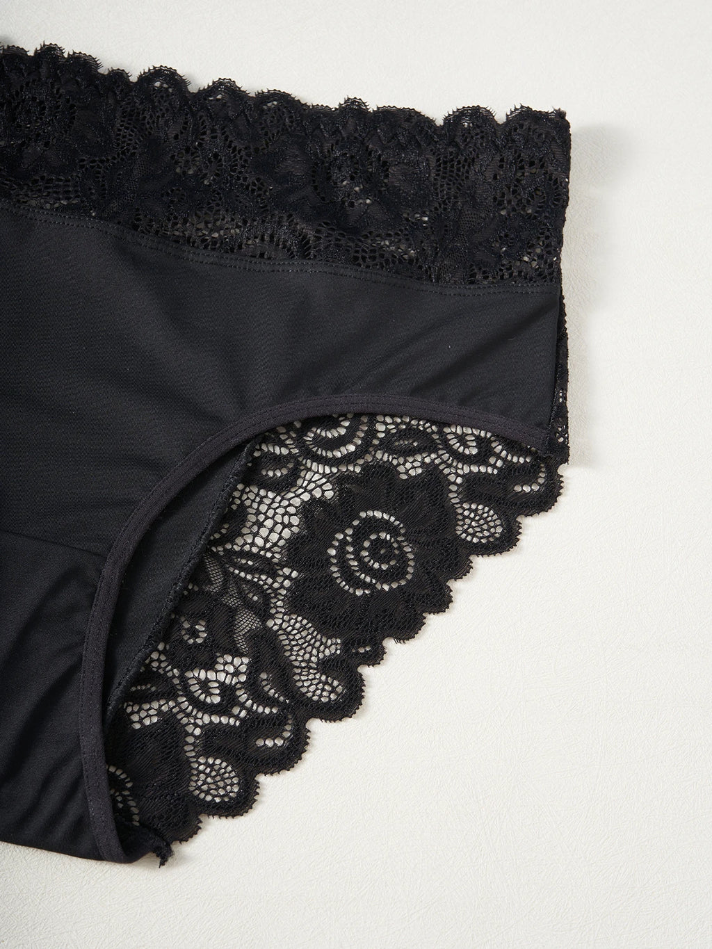Culotte Taille Haute en Dentelle | Lot de 3