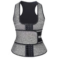 neoprene waist trainer womans top for Women Plus Size 2 Straps Steel Bones Workout Sauna Trimmer Neoprene Slimming Exercise