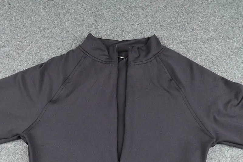 Bodysuits Femme à Col Roulé et Col en V avec Fermetures Éclair, Tops Moulants Sexy, Mode Vintage Y2K Kpop Goth, Vêtements Abordables