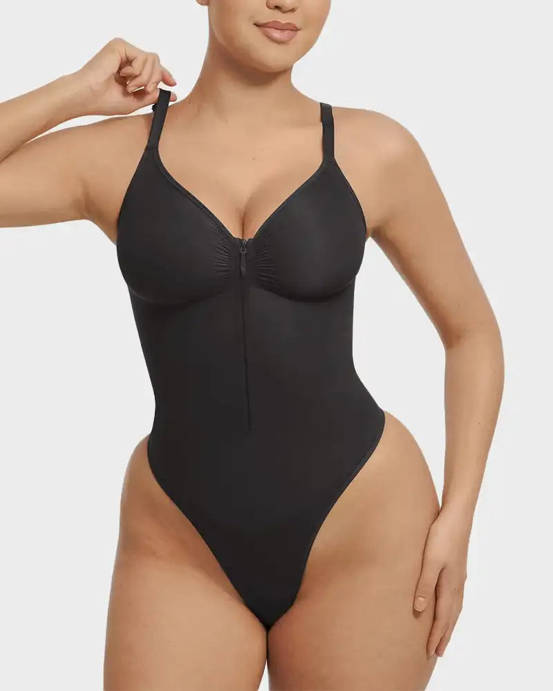 Body Sculptant Zippé | Élégance Sculptante